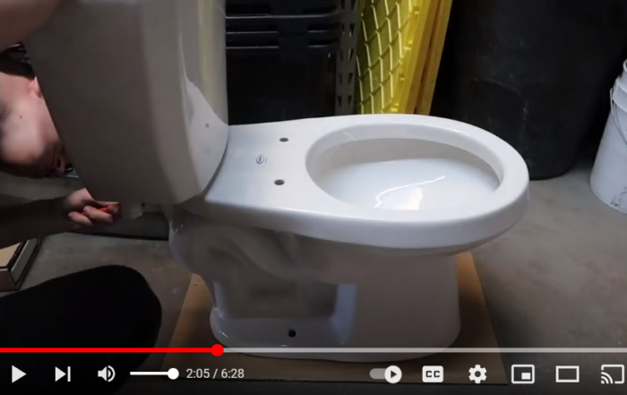 toilet install
