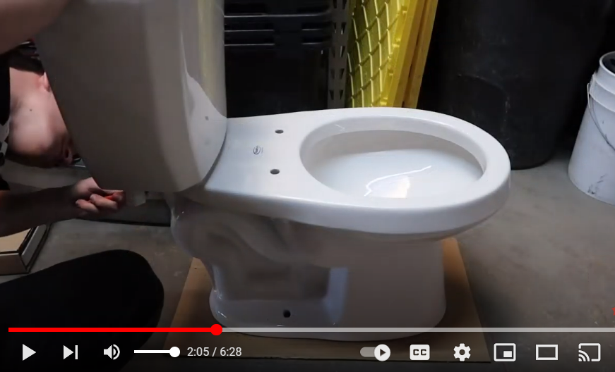toilet install