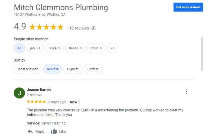 Best Plumber in Whittier