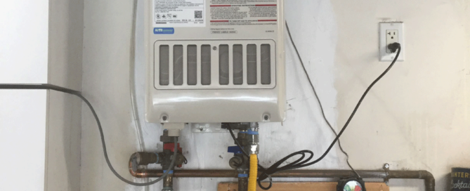 tankless heater install